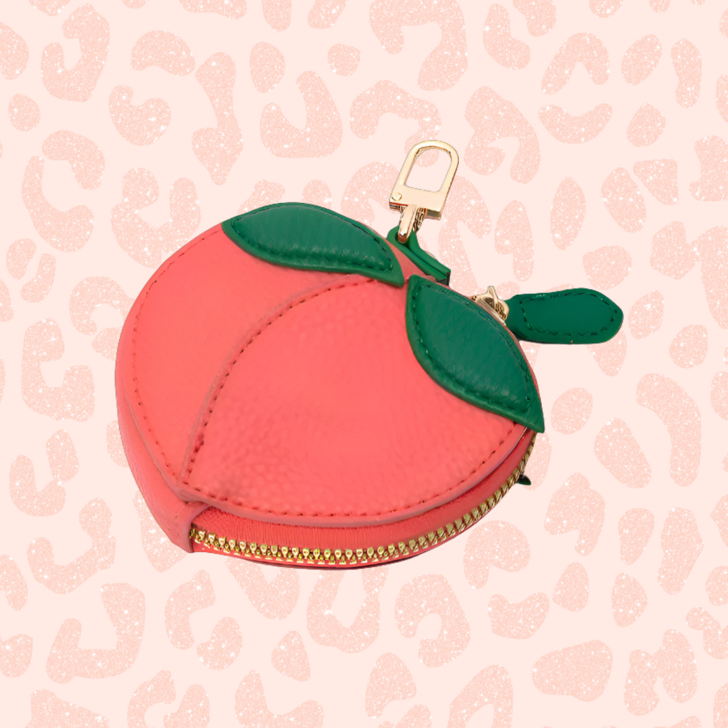 Peach Keychain