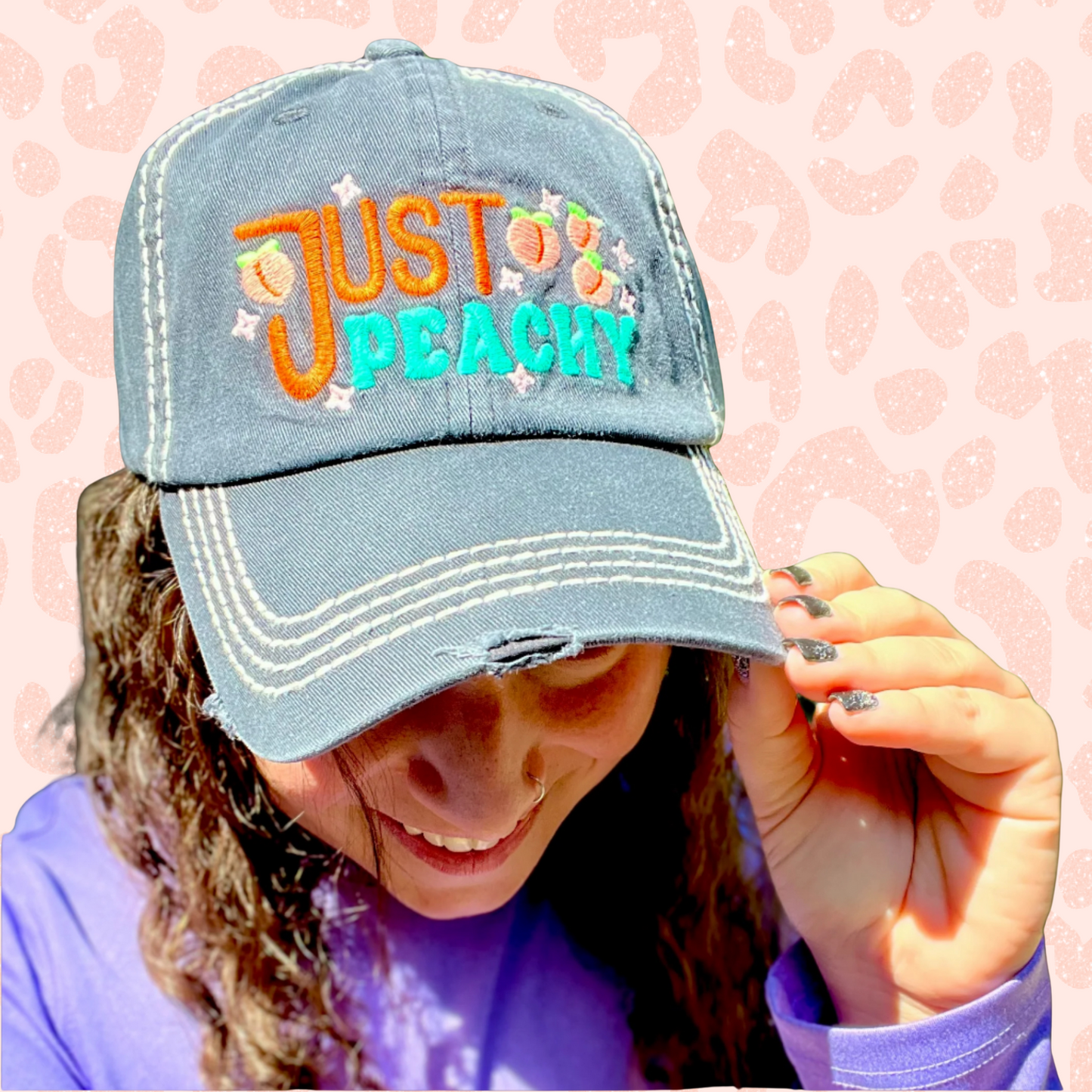 Just Peachy Baseball Cap