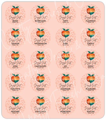 Dazzle Dust Replacement Labels